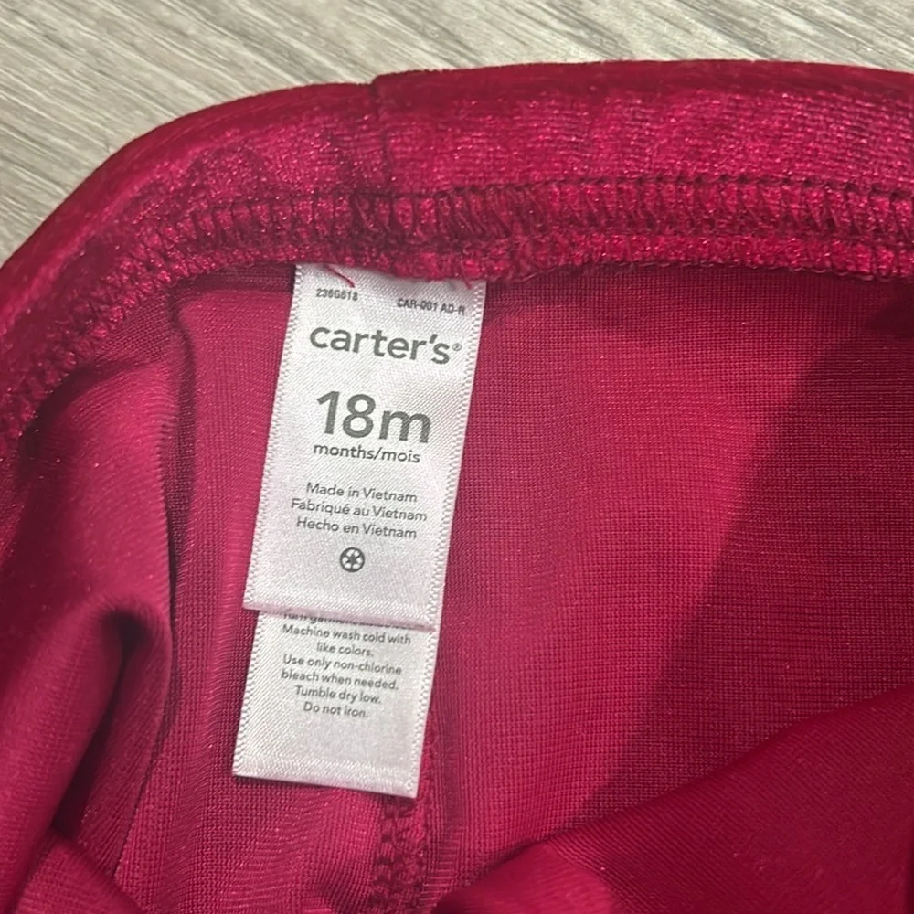 Carter’s Baby Girl Velour Leggings